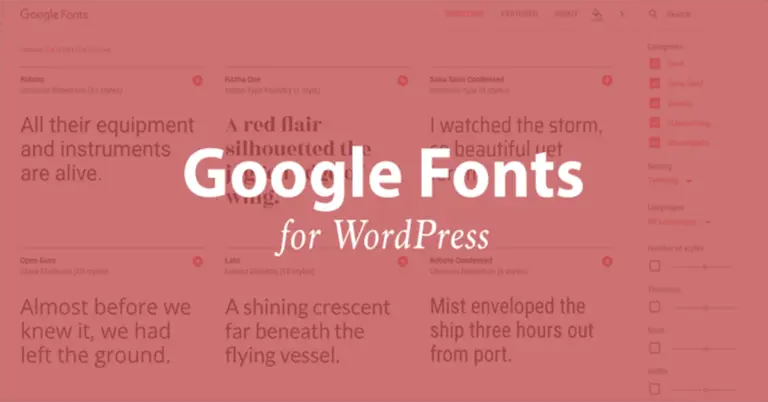 Google Fonts Featured Image
